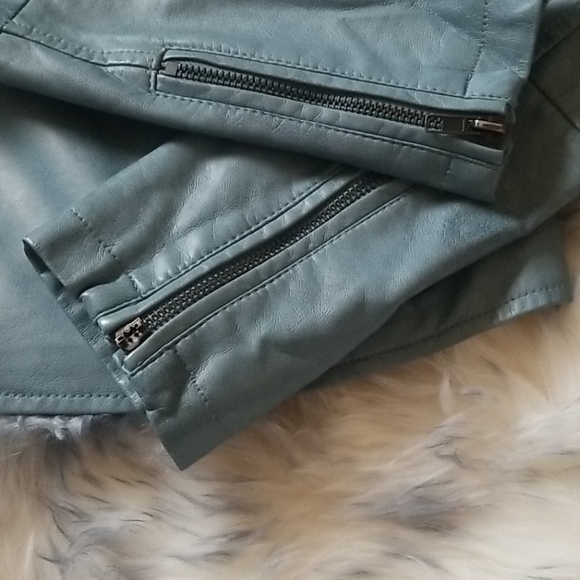 Blue Biker Jacket - Picture 10 of 13
